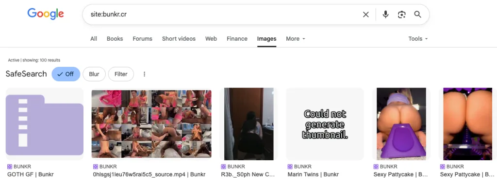 Bunkr images google