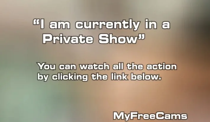 pic of private cams on myfreecams